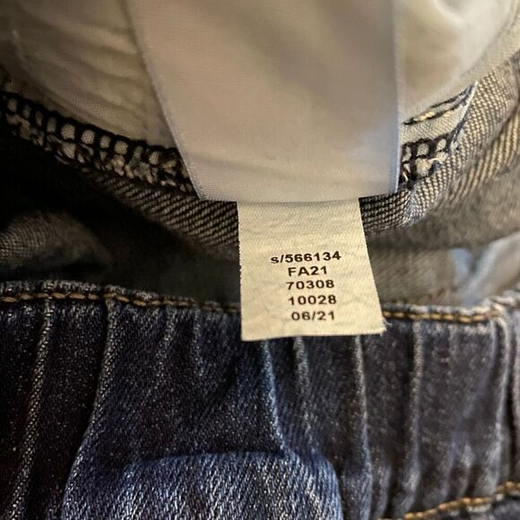 Loft High-Rise Denim Jogger size Large - Picture 6 of 7